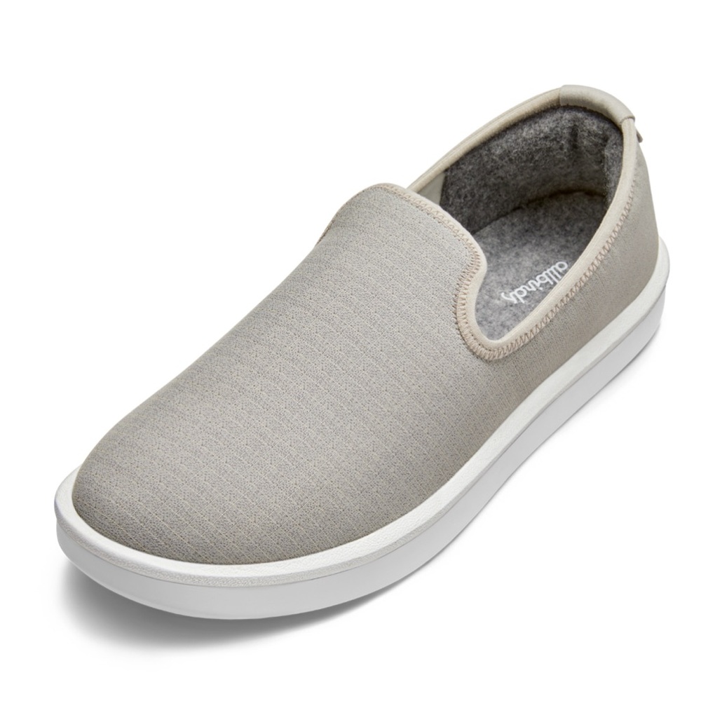 Allbirds Wool Lounger in pewter gray with blizzard sole